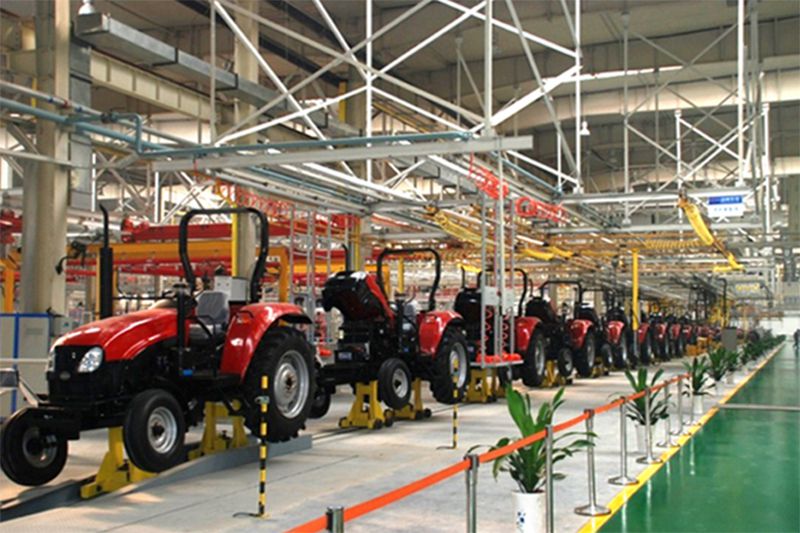 Tractor assembly line