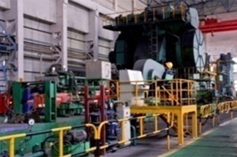 Hot forging line (12,500 tons)